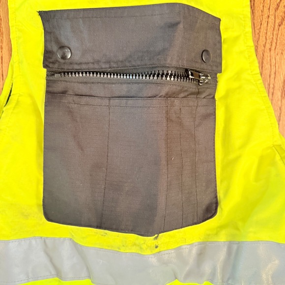 Majestic Msafe HiVis Insulated Work Bib Overalls Yellow L ANSI Class E 75-2357 - Picture 5 of 12